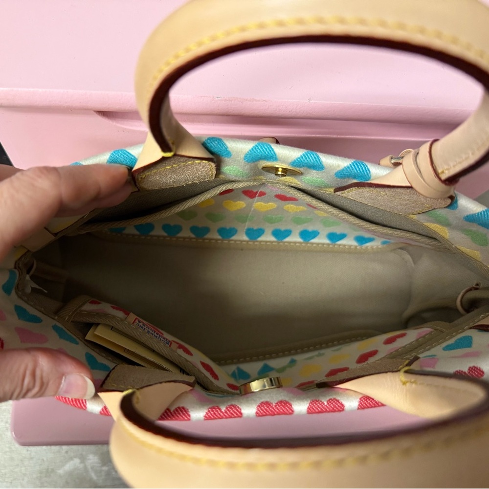 Dooney & Bourke Pastel Heart Satchel - Picture 4 of 10